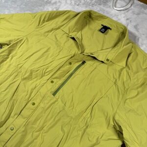 Cotopaxi Shirt Mens XL Green Sumaco Performance Button Up Outdoor Zip Pocket